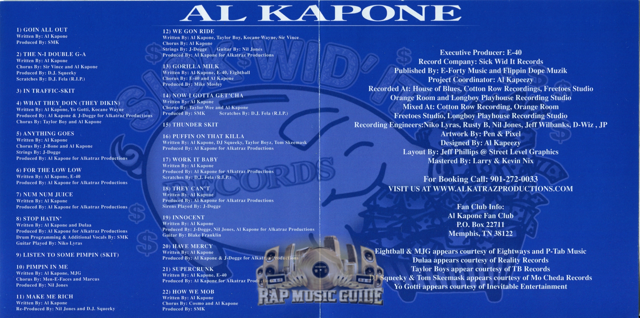 Al Kapone - Goin' All Out: CD | Rap Music Guide